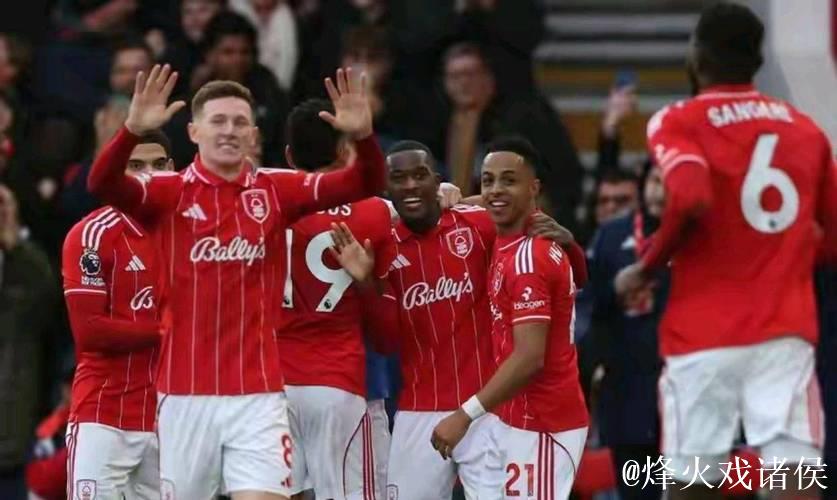 英超第16轮热刺客场惨败诺丁汉森林，本赛季战绩6胜4平6负